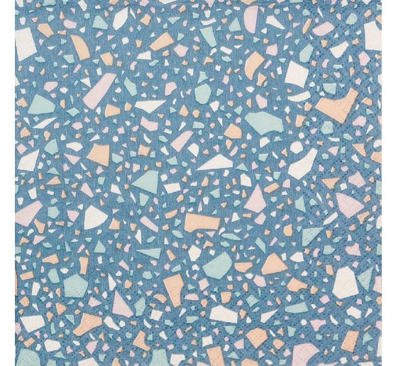Napkin "Terrazzo Blue"
