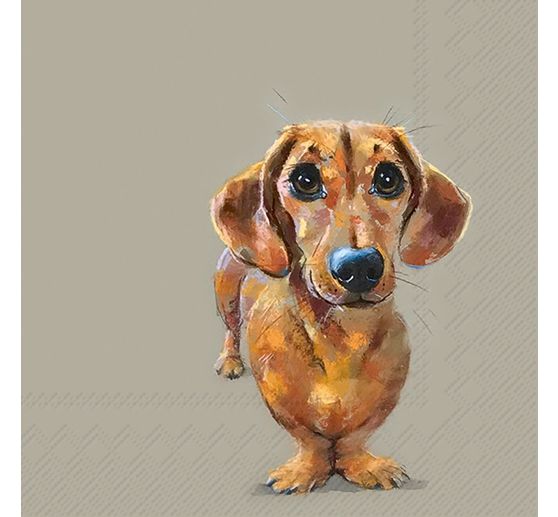 Serviette "Dackel Lenny"