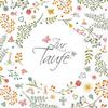 Serviette "Zur Taufe"