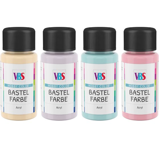 VBS Bastelfarben-Set "Pastel Love"