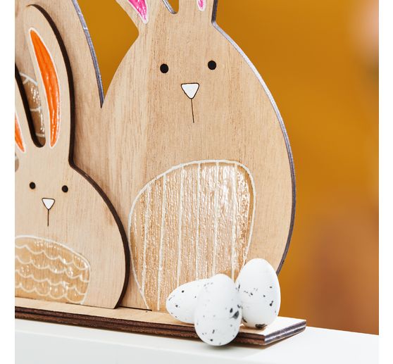 VBS Holz-Steckmotiv "Hasenfamilie"