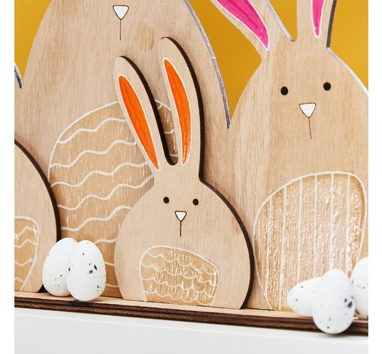 VBS Holz-Steckmotiv "Hasenfamilie"