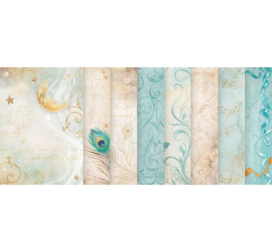 Motif straw silk backgrounds "Masquerade"