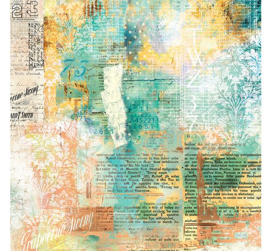 Papier vitrail à motifs "Majestic Dream"