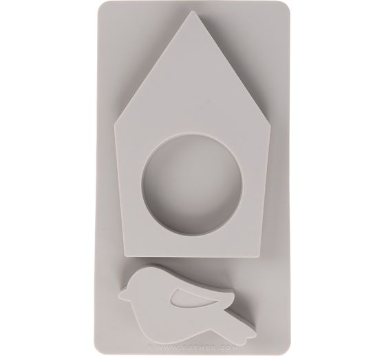 Moule en silicone « Nichoir & oiseau »