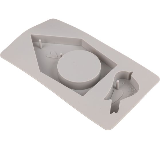 Moule en silicone « Nichoir & oiseau »