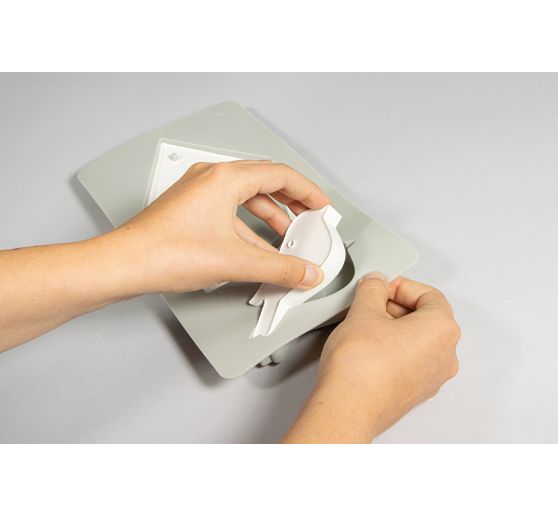 Moule en silicone « Nichoir & oiseau »
