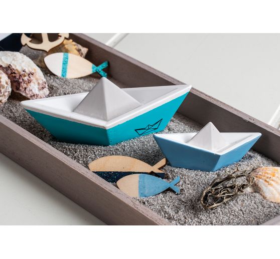Silicone casting mould "Origami boats"