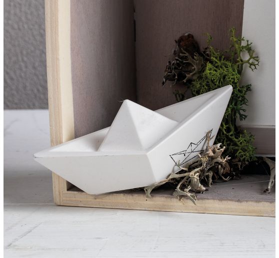 Silicone casting mould "Origami boats"