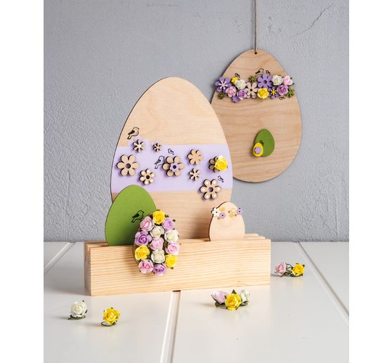 Éléments de décoration en bois