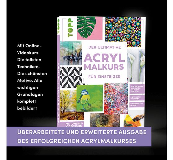 Buch "Der ultimative ACRYLMALKURS für Einsteiger"