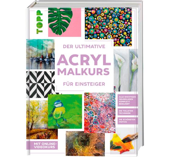 Buch "Der ultimative ACRYLMALKURS für Einsteiger"