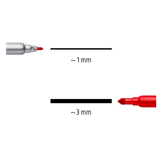 Staedtler Noris Double fiber pens, set of 12