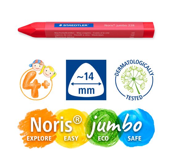 Staedtler Noris Jumbo Wax crayon