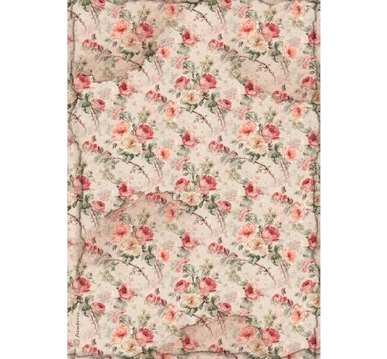 Motif straw silk assortment "House of Roses", set of 6