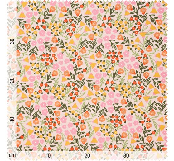 Tissu coton au mètre « Flowers Color Crush »