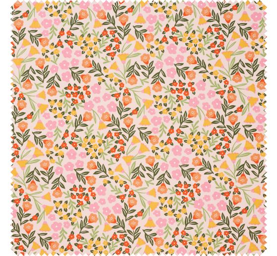 Tissu coton au mètre « Flowers Color Crush »