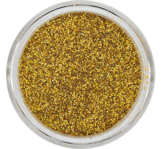 Assortiment de particules or-argent, 9 pots