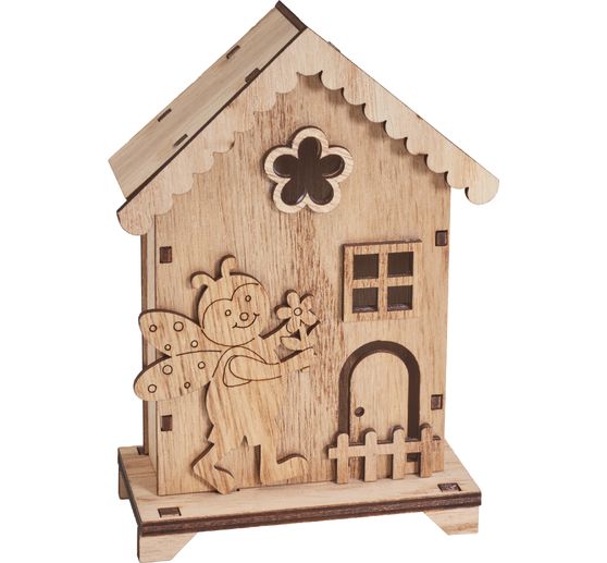 Kit de construction bois maison VBS « Messager du printemps »