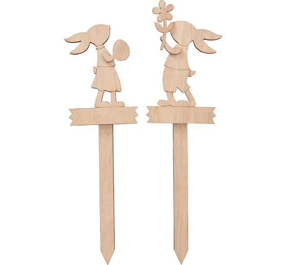 Piques déco lapins VBS