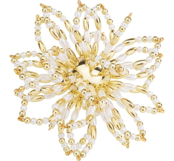 Perlenstern-Komplettset "Goldflower"