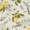 Motif fabric linen lookc "Citrus"