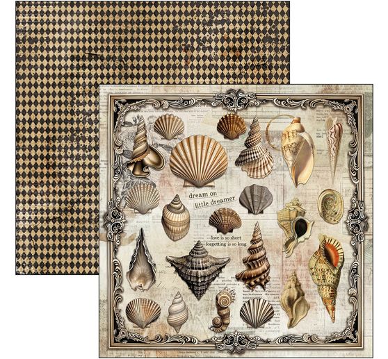 Scrapbook-Papier "Cabinet of Curiosities"