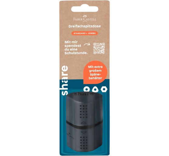 Taille-crayons triple share