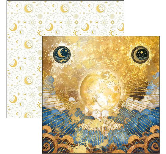 Papier de scrapbooking "Celestial"