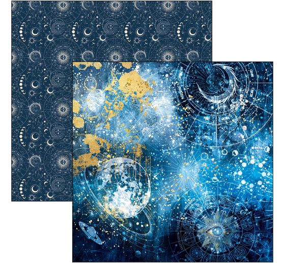 Papier de scrapbooking "Celestial"