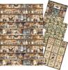 Motif straw silk assortment "Cabinet of Curiosities", set of 4