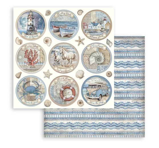 Bloc de scrapbooking "Silent Sea"