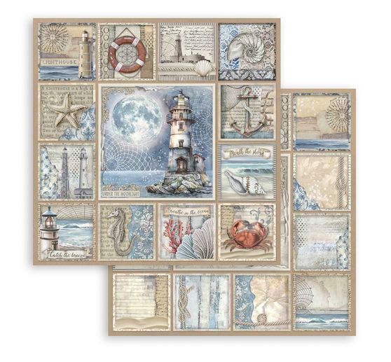 Bloc de scrapbooking "Silent Sea"
