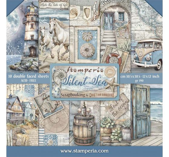 Bloc de scrapbooking "Silent Sea"