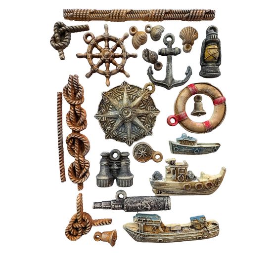 Silikonform A5 "Silent Sea - Rudders & Boats"