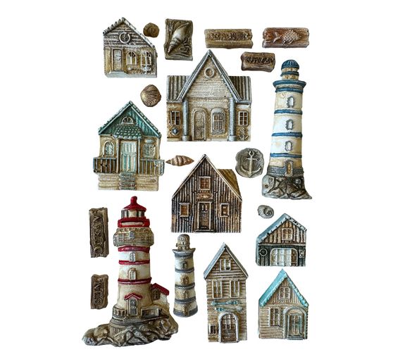 Silikonform A5 "Silent Sea - Lighthouse"