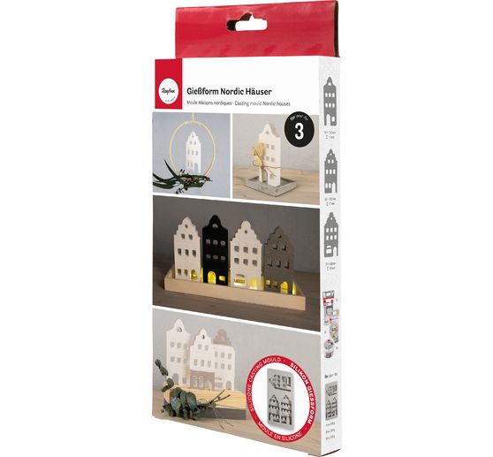 Moule en silicone « Maisons nordiques »