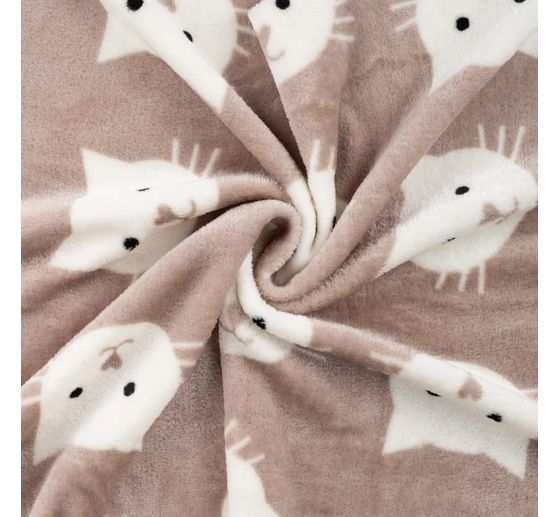 Tissu polaire double au mètre « Chat »