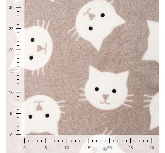 Tissu polaire double au mètre « Chat »