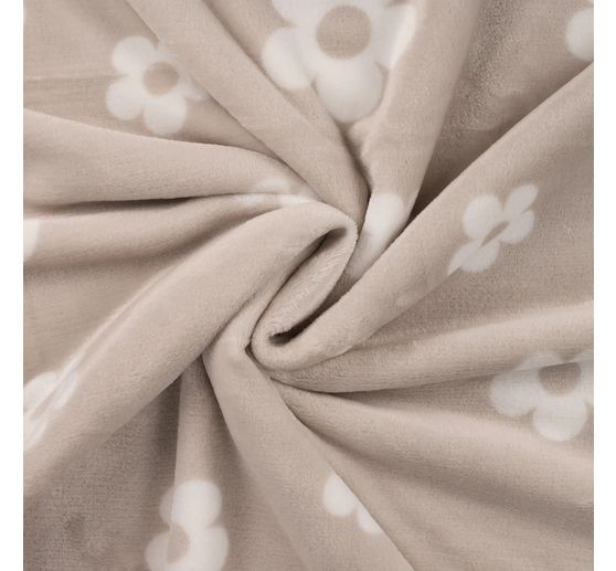 Fleece fabric "Flowers"