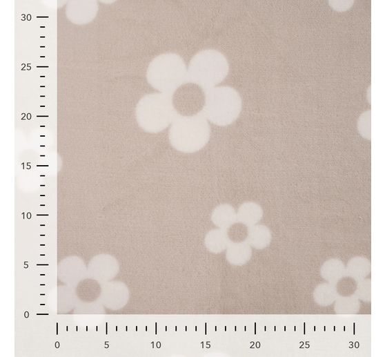 Fleece-Stoff "Blumen"