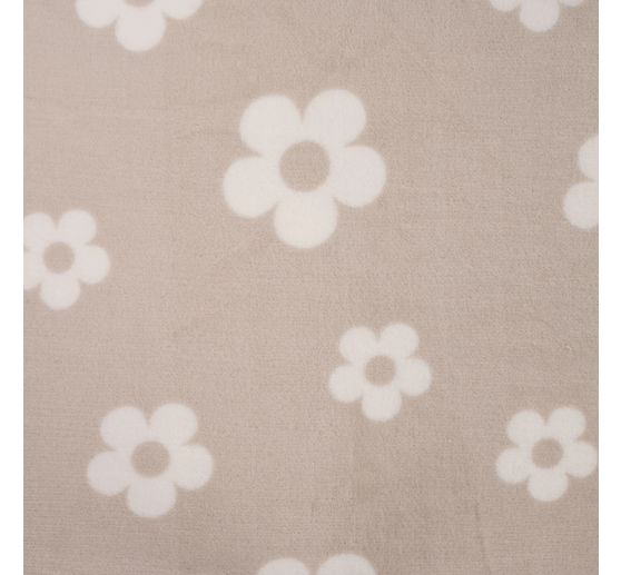 Fleece fabric "Flowers"