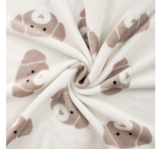 Double-Fleece-Stoff "Cute Dog"