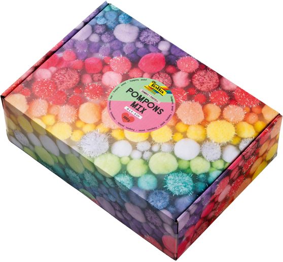 Pompons Mix Jumbo Pack « Pastel »