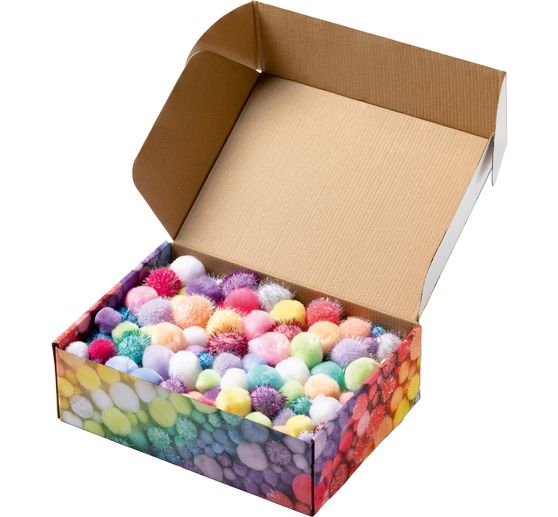 Pompons Mix Jumbo Pack « Pastel »