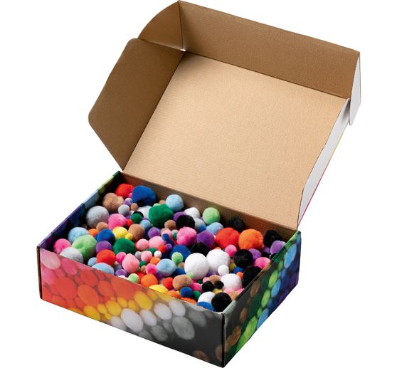 Pompoms Mix Jumbo Pack "Colourful"