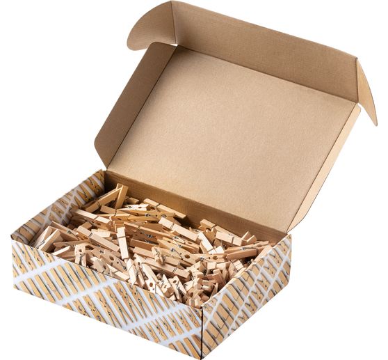 Holzklammern Jumbo Pack "Naturel"
