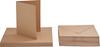Cartes doubles et enveloppes VBS « Papier kraft », A6, 50 pc.