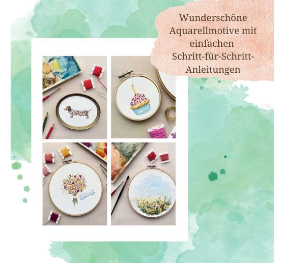 Book "Wundervolle Watercolor Stickerei"