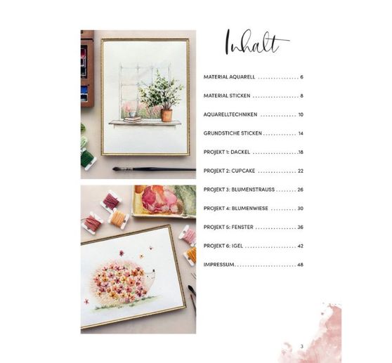Book "Wundervolle Watercolor Stickerei"